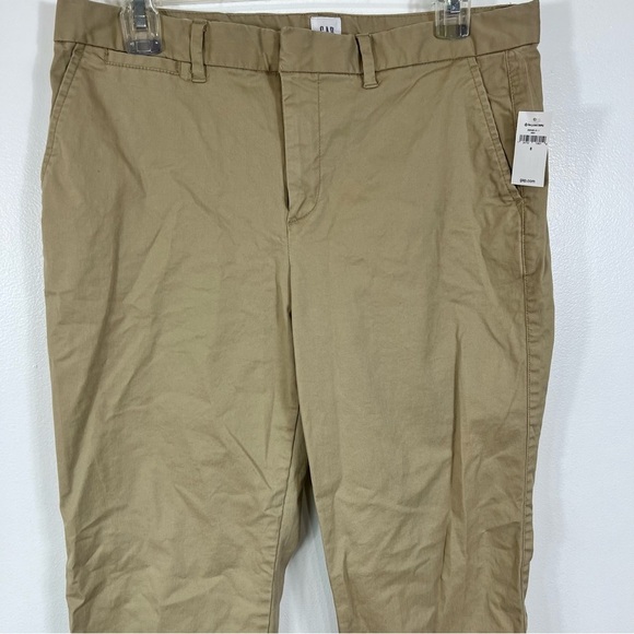 NEW Gap Khaki Tan Straight Leg Pants Size 8 - Picture 4 of 10